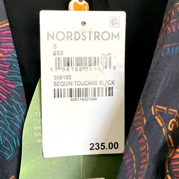 NWT Farm Rio Sequin Toucans Mini Dress - Picture 14 of 15